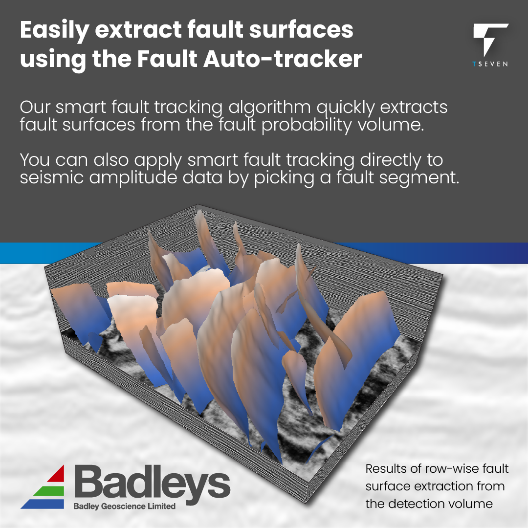 Easily extract fault surfaces using the Fault Auto-Tracker